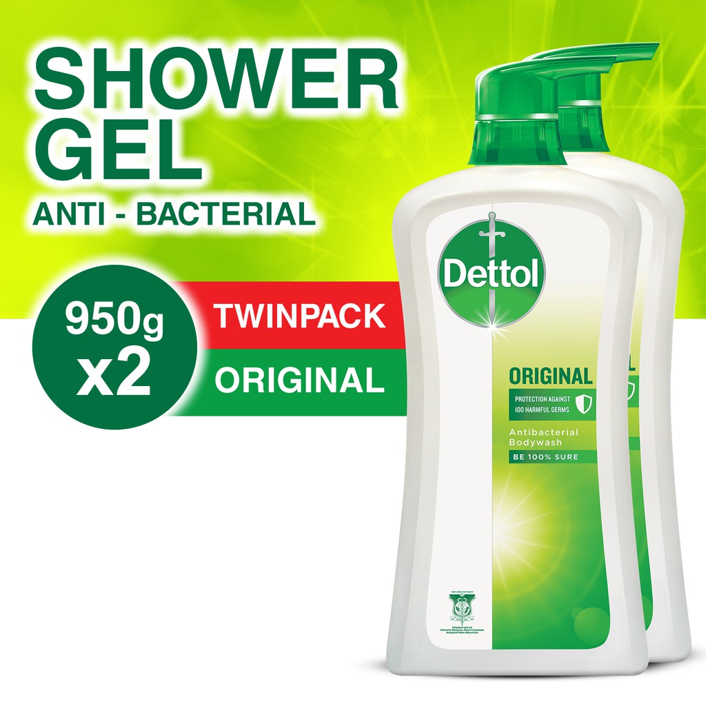 Dettol Shower Gel 950ml X 2 Shopee Malaysia