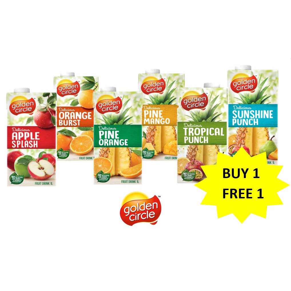 (BUY1FREE1) IMPORTED GOLDEN CIRCLE FRUIT JUICE 1L(Slightly dented