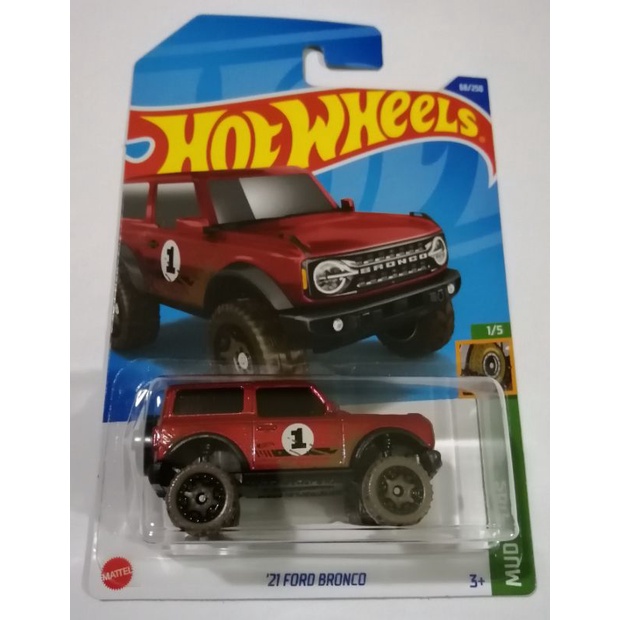 Hotwheels 21 Ford Bronco Red Case H 2022