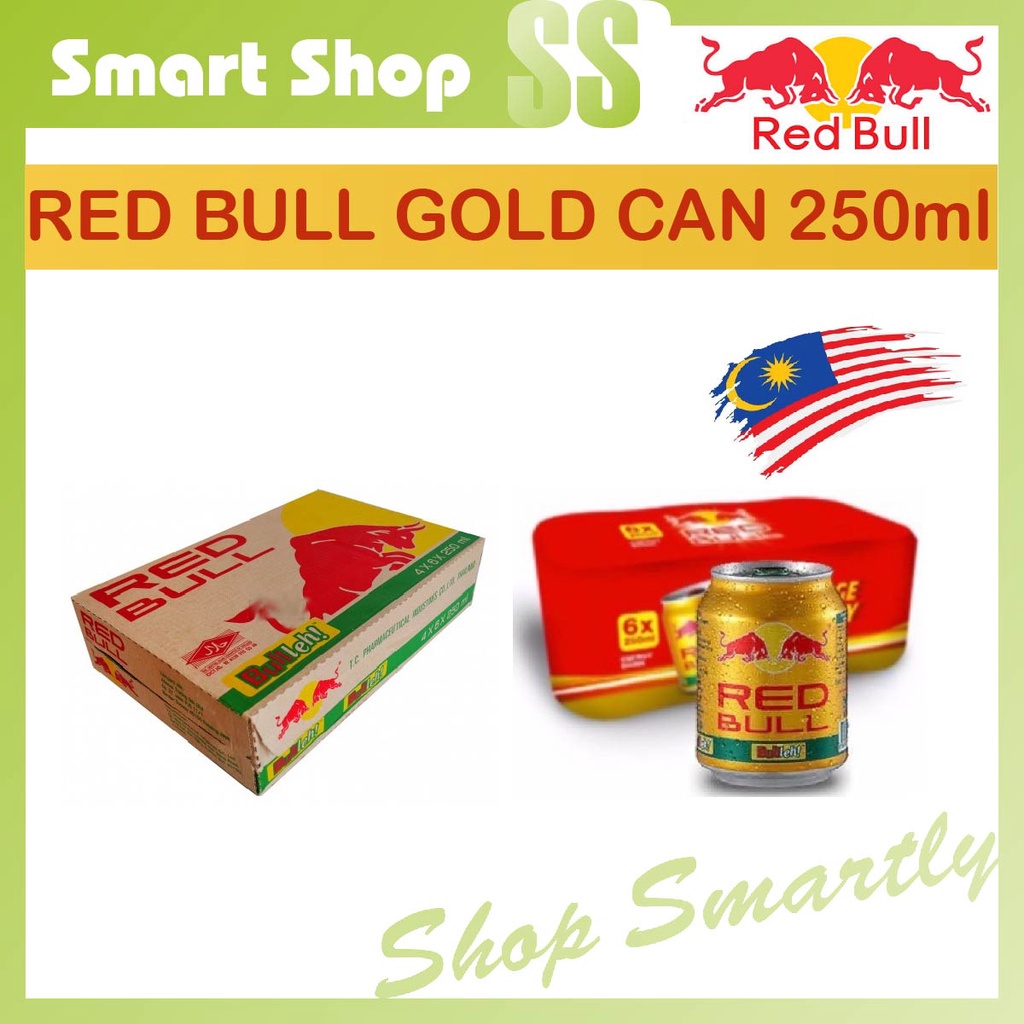 Red Bull Gold Can 250ml (LOCAL STOCK) | Shopee Malaysia