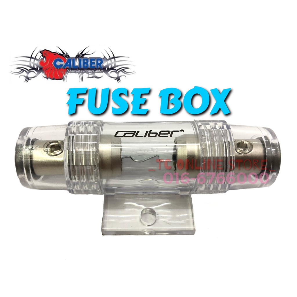 CALIBER Fuse Box Holder Inline Fuse Car Audio System Shopee Malaysia