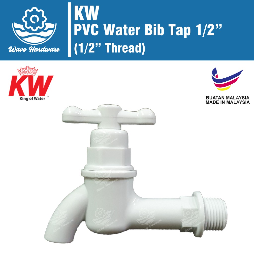KING OF WATER / KW Bib Tap / Wall Tap / Water Tap 1/2" / 1/2 INCH