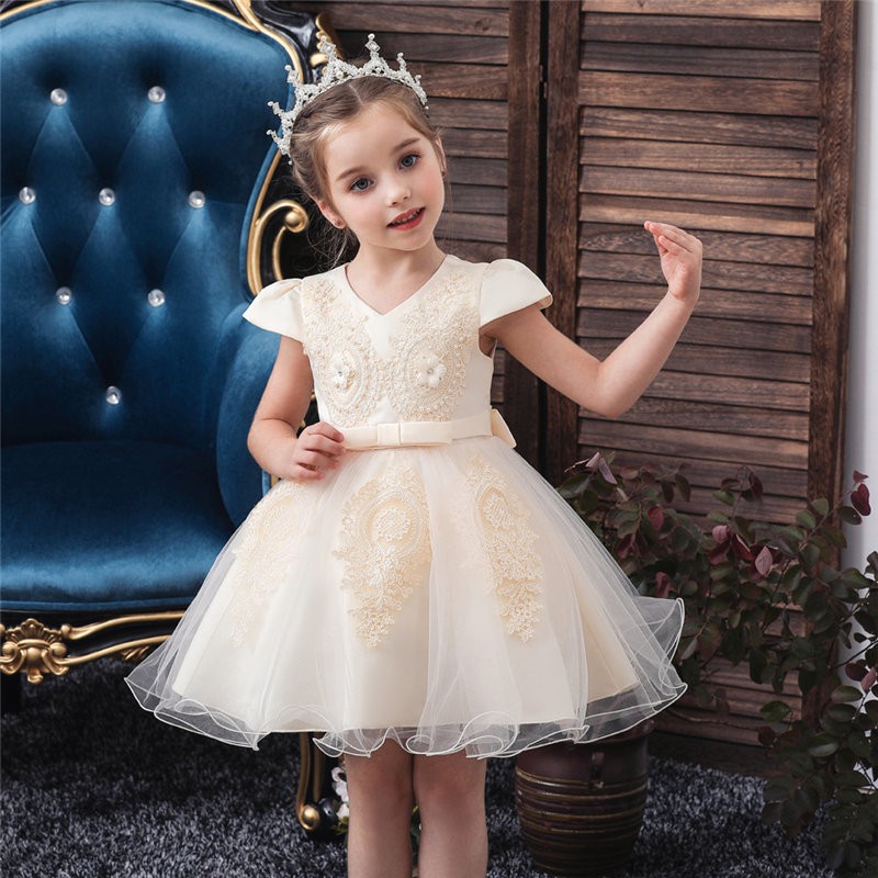 Baby Kid Girls Sleeveless One Piece Dress Lace Tutu Dress Princess Dress Summer Clothes Clode For 3 12 Years Old Dresses Jeehgames Clothing