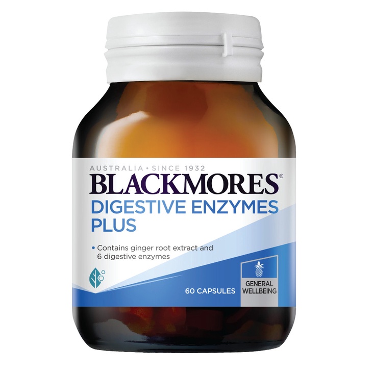 BLACKMORES DIGESTIVE ENZYMES PLUS 60'S 2 x 60'S (EXP 03/2024