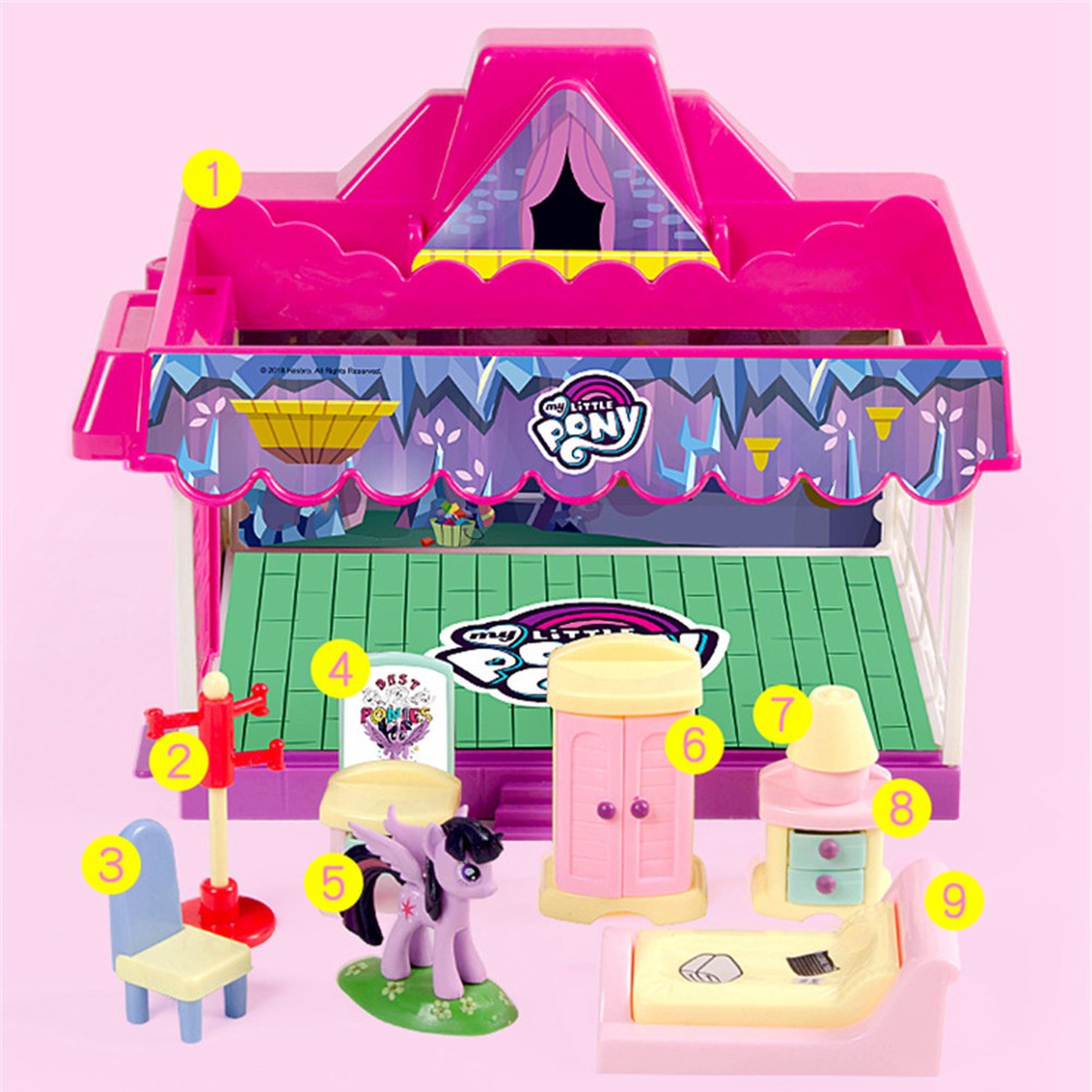 Little Horse Toy Mini Bedroom Furniture House Toys