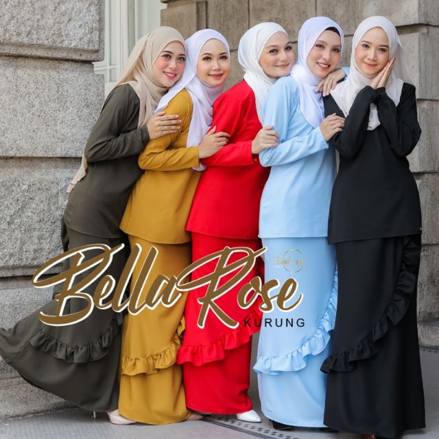 BAJU KURUNG BELLA ROSE TUNIKMY BAJU KURUNG BRIDEMAIDS  Shopee 