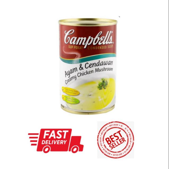 Campbell's Cream Chicken Mushroom Soup 290g | Shopee Malaysia