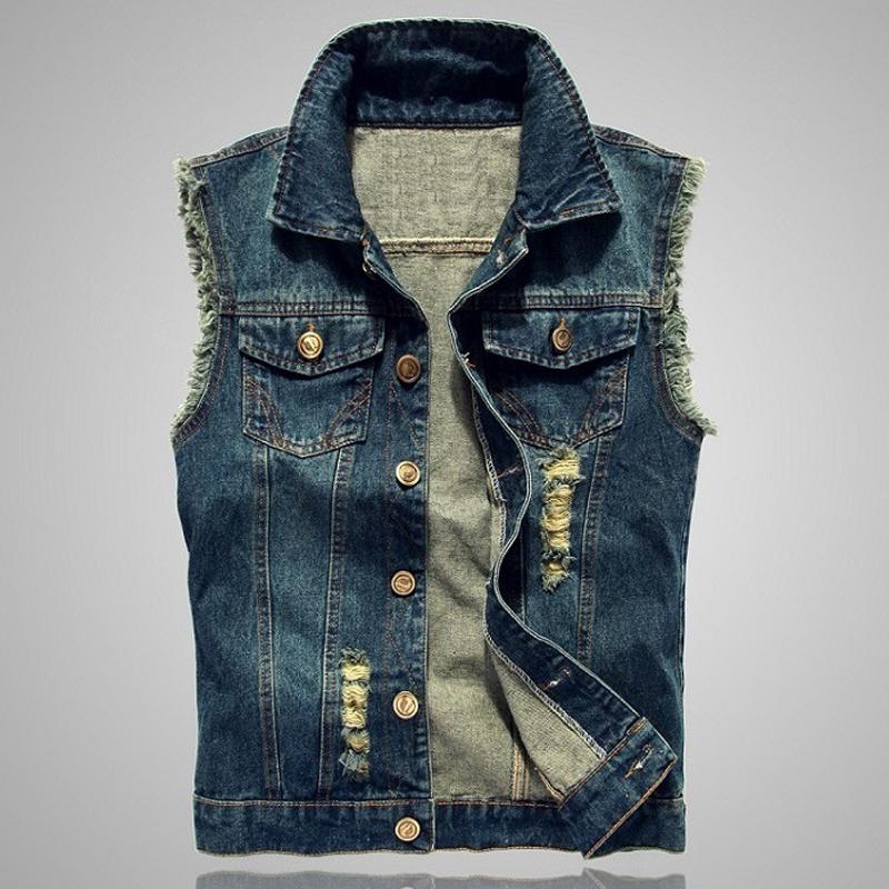 denim vest male