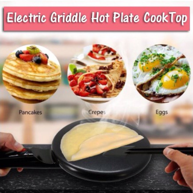 💢HOT ITEM 💢 Kuali Crepe Lempeng Electric Griddle Hot Plate