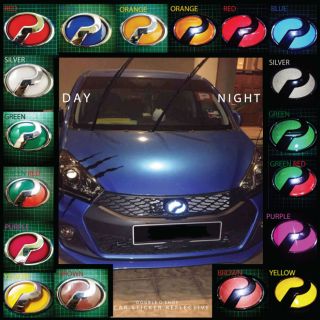 [Ready Stock] High Grade 2tone Perodua Logo Sticker 