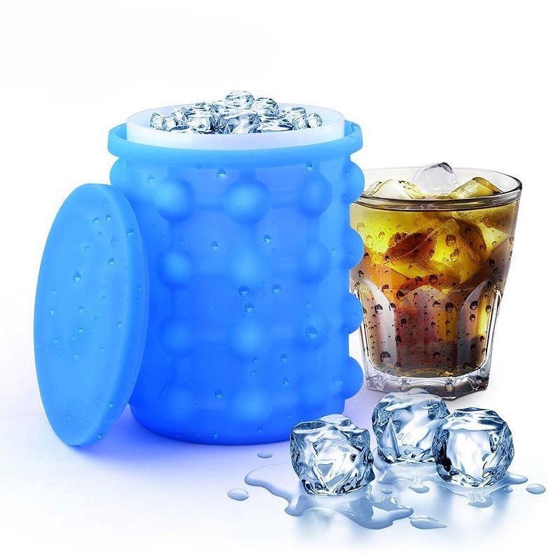 Icebreaker Pop Portable Mini Ice Bucket Home Car Dual Use Cylinder DIY High Quality Cube Maker Cooler Drinks Tools