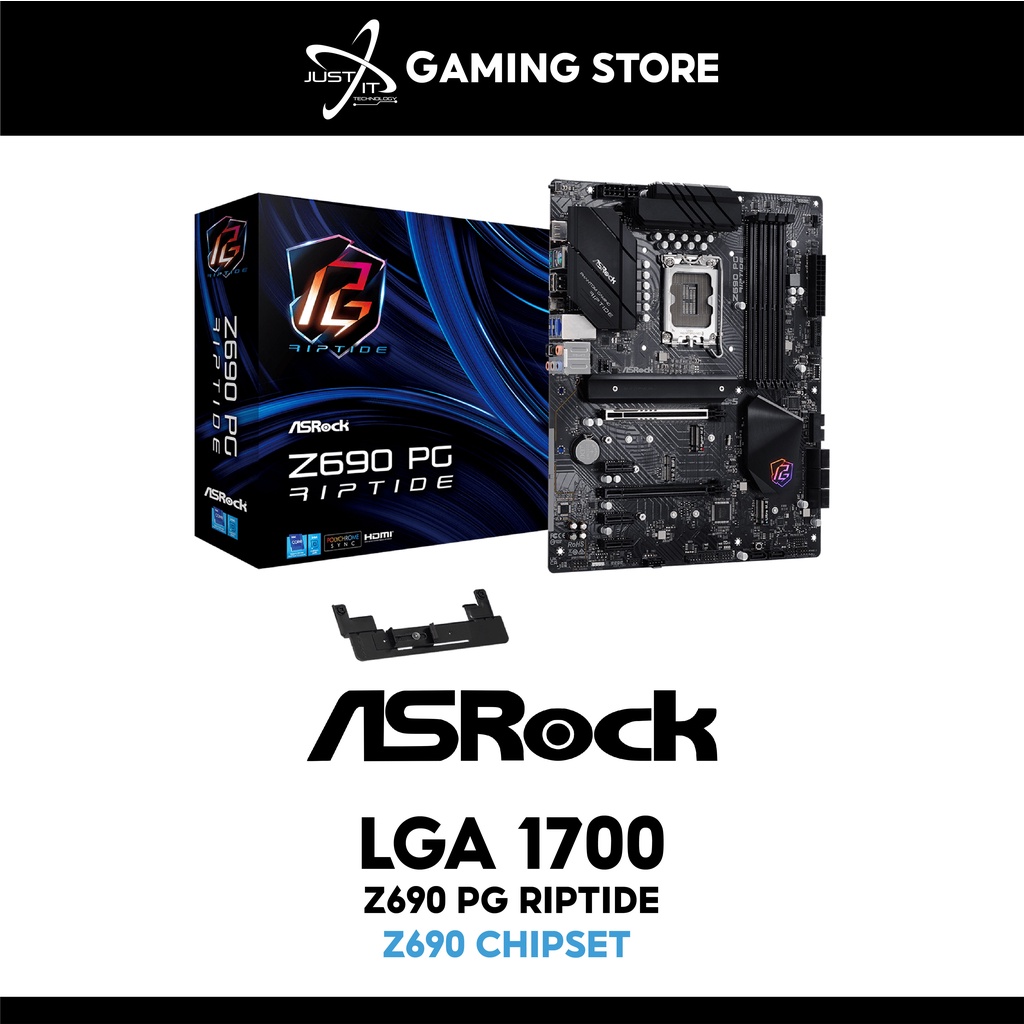 ASROCK PG RIPTIDE Z690 LGA1700 MAINBOARD INTEL I5 12400F 12400 12600KF 