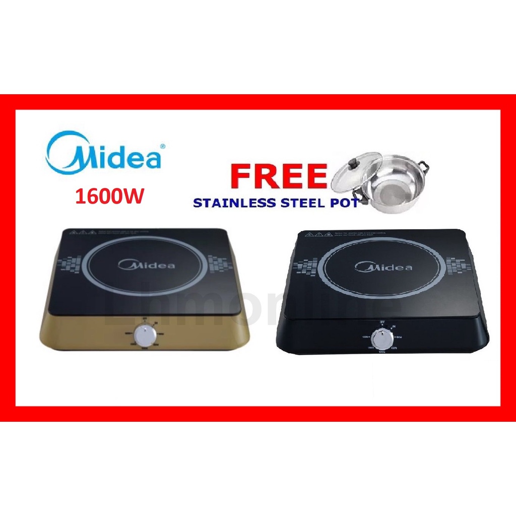 MIDEA / KHIND / MISTRAL ELBA BBQ INDUCTION COOKER C20-RT2002 C16-RTY1619 STEAMER Multifunction Electric Skillet HP7000