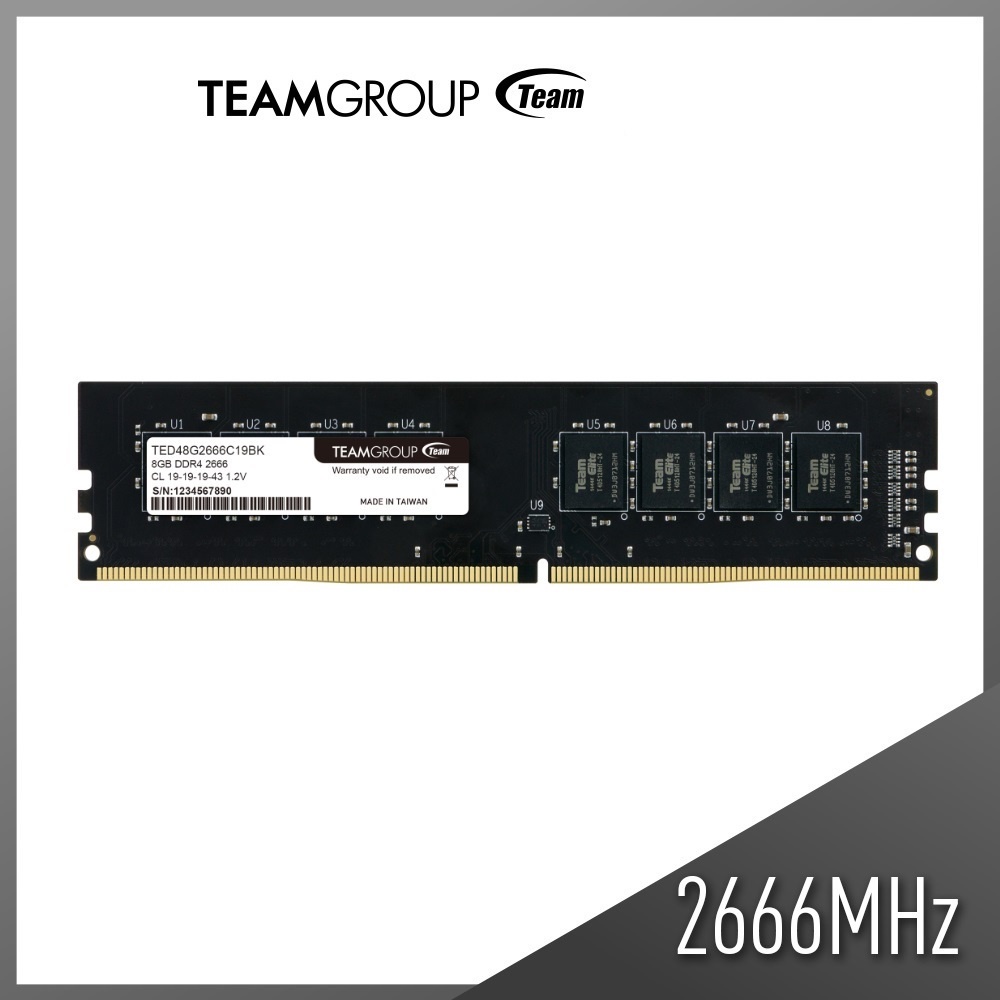 TeamGroup ELITE U-DIMM DDR4 RAM DESKTOP MEMORY 2666 (4GB , 8GB ...