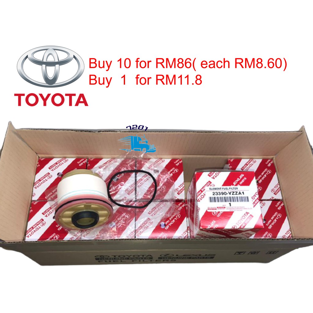 Toyota Diesel Fuel Filter Hilux Vigo KUN25 KUN26 Hiace KDH200 Fortuner