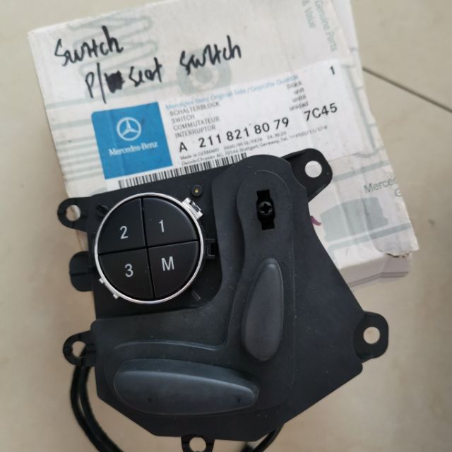 Mercedes benz W211 power seat switch driver side Shopee Malaysia