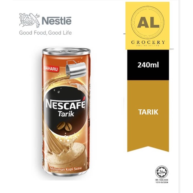 Nescafe Tarik 240ml Nescafe Tarik Tin 240ml Shopee Malaysia