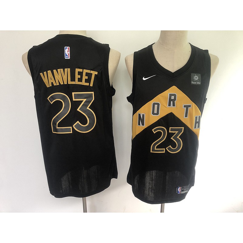 toronto raptors black city jersey