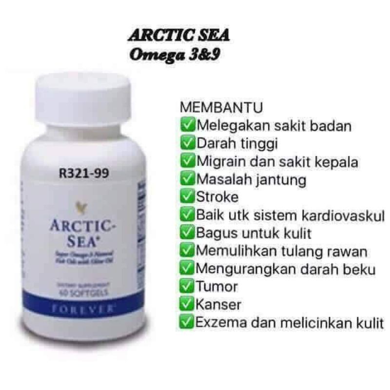 Artic Sea Minyak Ikan Minyak Zaitun Omega3 9 Original Forever Living Product Shopee Malaysia