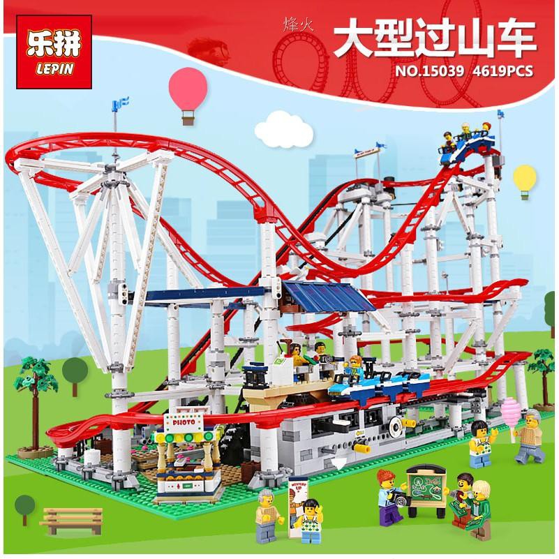 lepin lego roller coaster