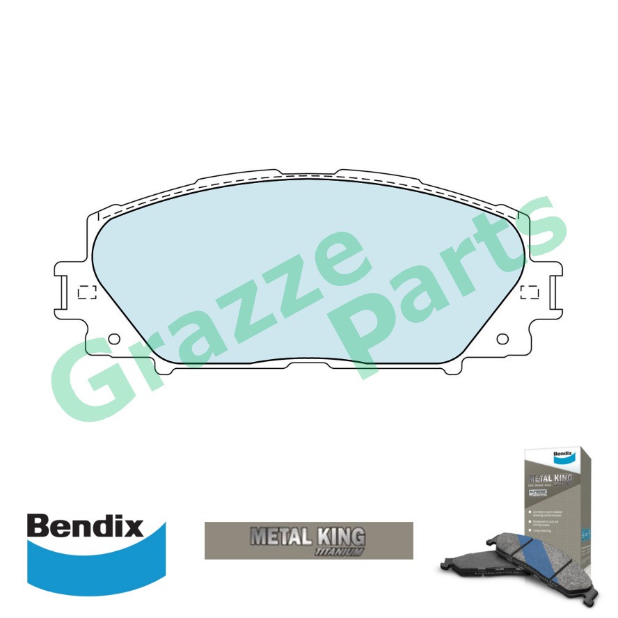 Bendix Metal King Brake Pad Front DB1820 - Perodua Alza 
