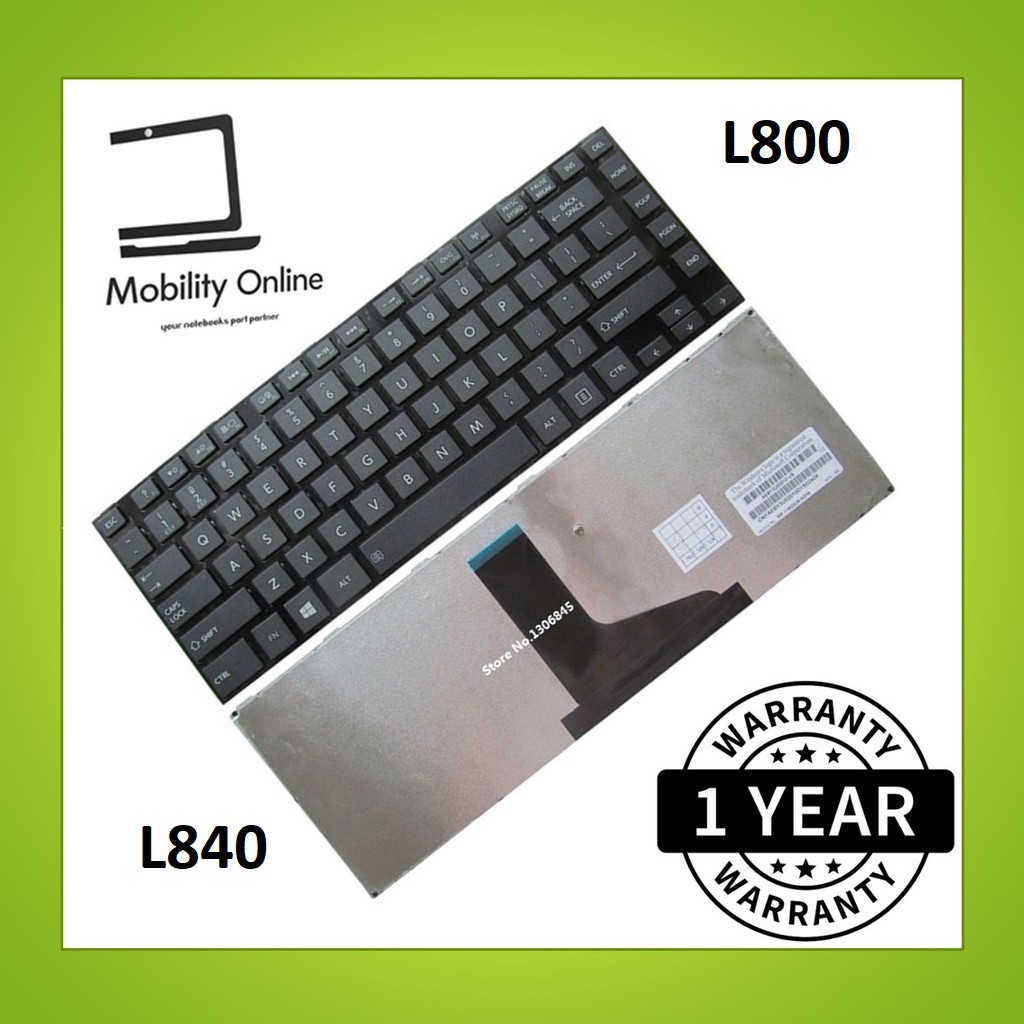 Keyboard for Toshiba Satellite Pro C800 C800D C805 C805D C840 C840D C845 C845D