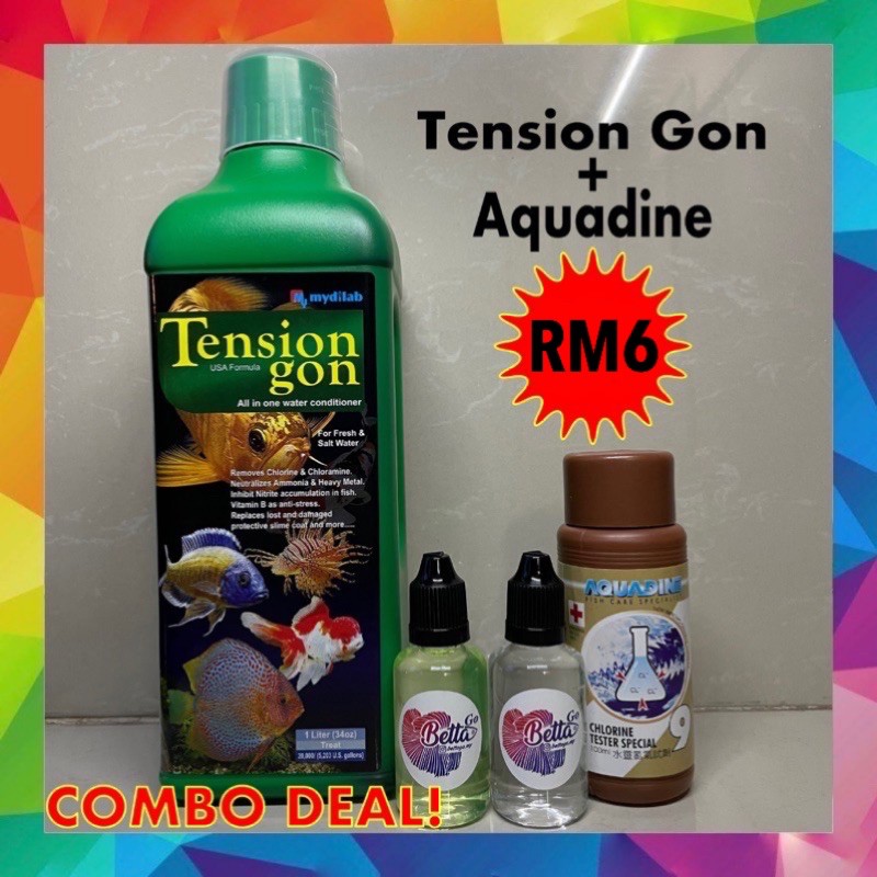 Buy Tension Gon Anti Chlorine Aquadine Chlorine Tester 30ml 50ml Repack Seetracker Malaysia