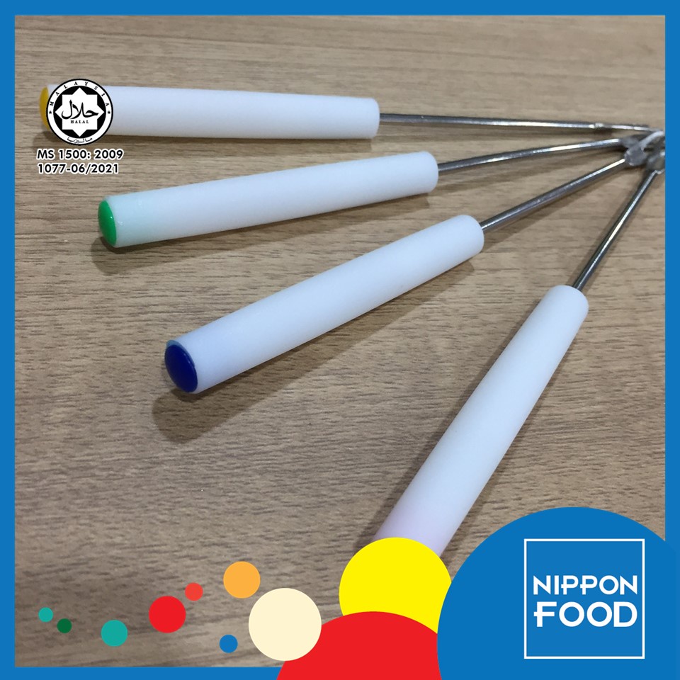 Takoyaki stick / pick with plastic handle 17.5cm length (1 pcs
