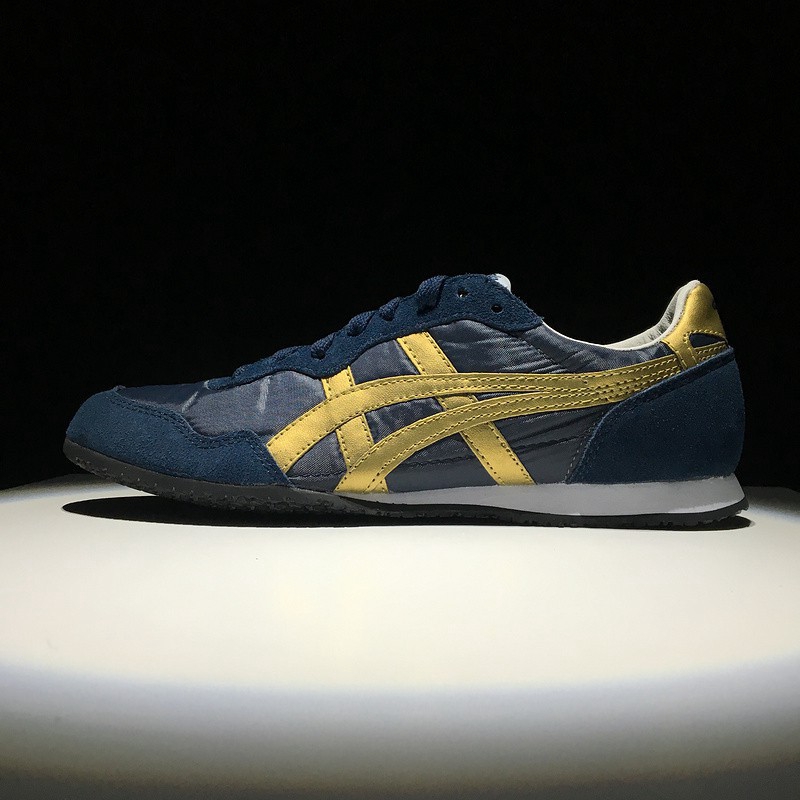 onitsuka tiger serrano mens gold