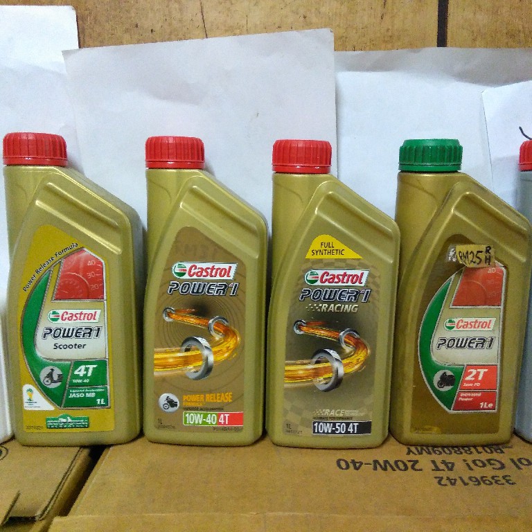 Castrol Motorcycle Engine Oil 2T 4T 20W40 10W40 10W50 Shopee Malaysia