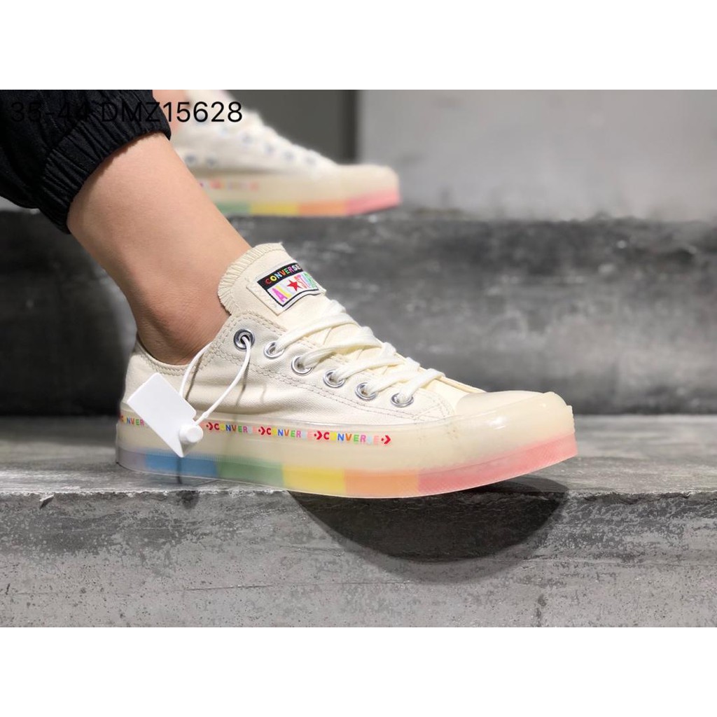 converse all star rainbow jelly