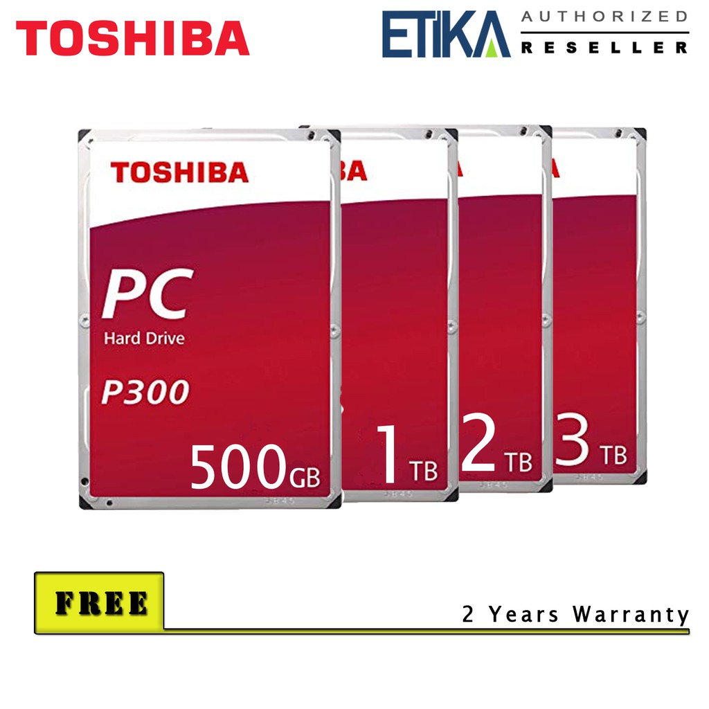 Toshiba P300 3.5" SATA Internal Desktop Hard Disk for PC HDD (500GB ...