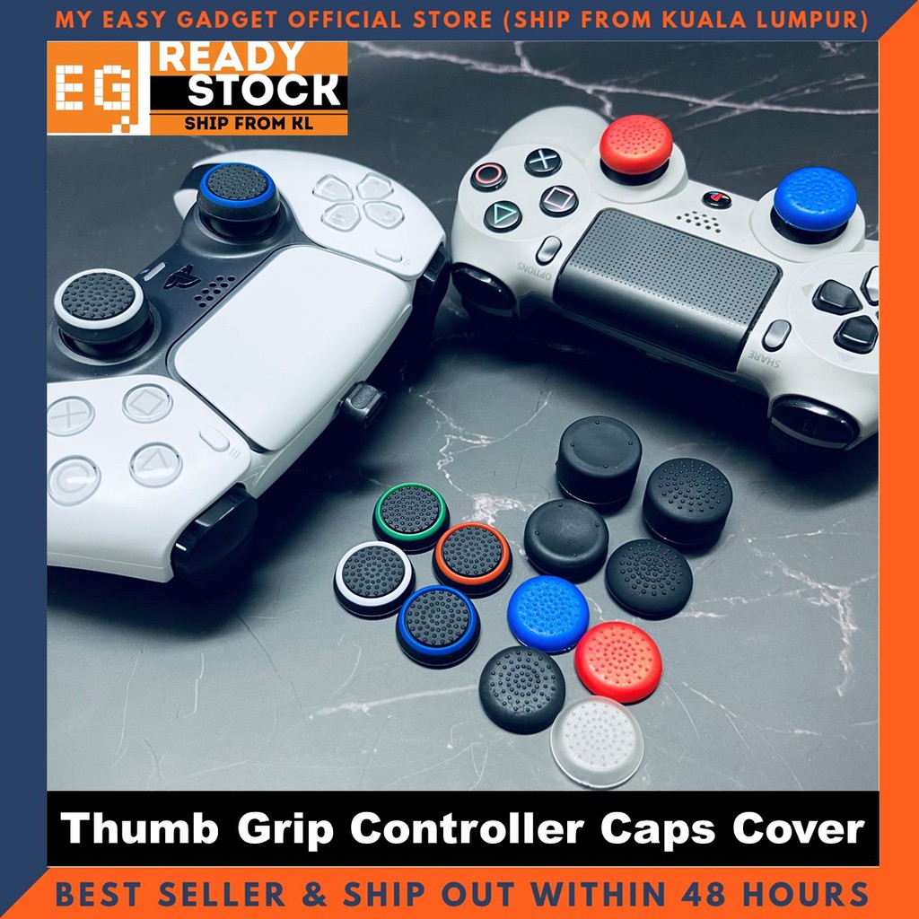 PS4 & PS5 Thumb Grip Controller Caps Cover Joystick Analog Cap