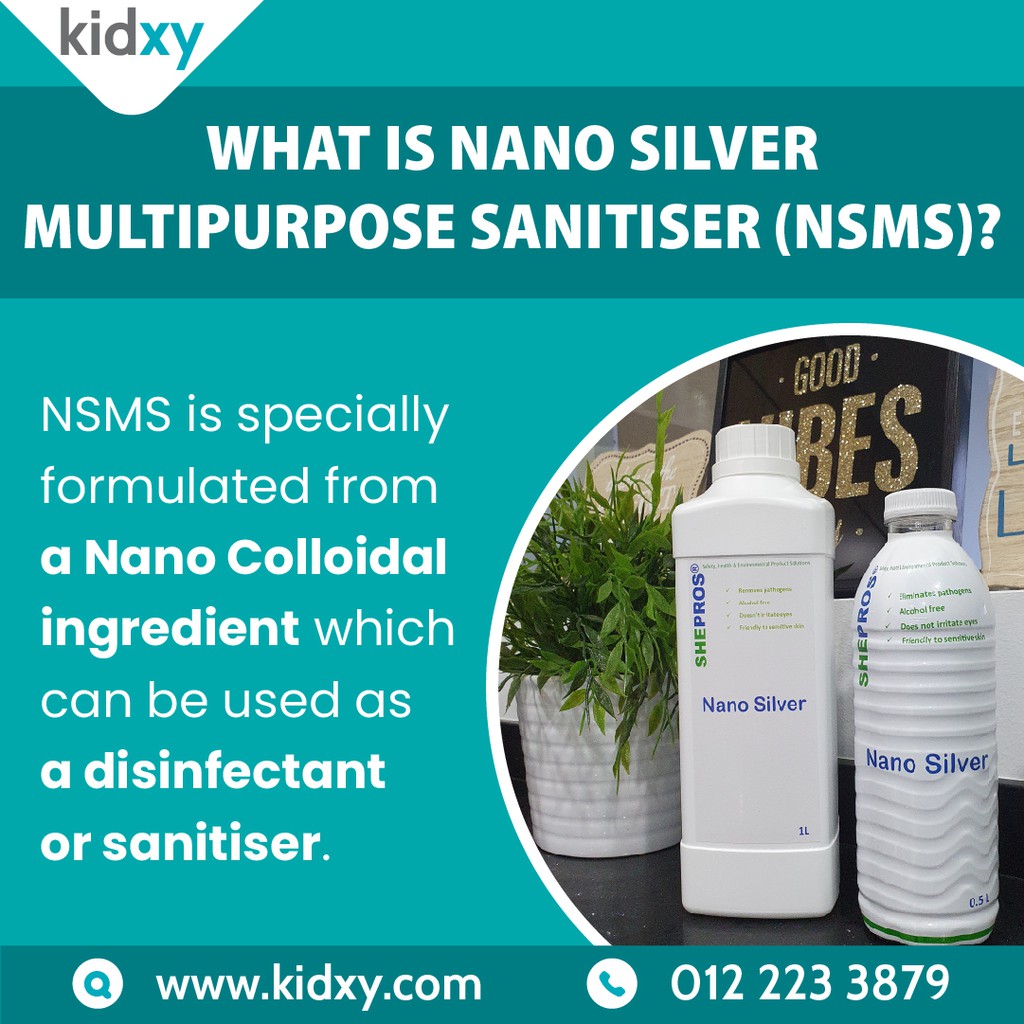 Nano silver sanitizer