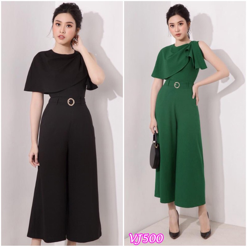 Jump with ruffle shirt and wide leg pants