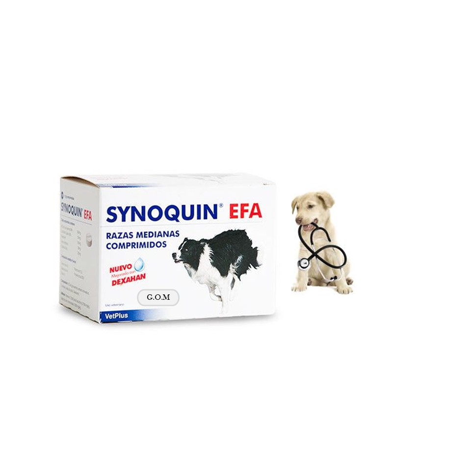 VetPlus Synoquin EFA Medium DOGS 120 Capsules (1025KG Joint Supplement