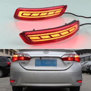 Automotive Car Lights LED Rear Bumper Light For Toyota Corolla Altis 2014-2018  3-in-1 Functions Rear Running Lamp + Dynamic Turn Signal + Brake Light |  Shopee Malaysia