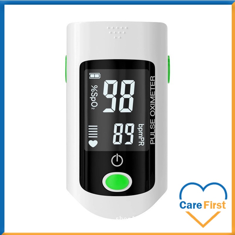 Carefirst Fingertip Pulse Oximeter Spo2 Monitor Oxygen 100% accuracy Health Check Health Measure Heart