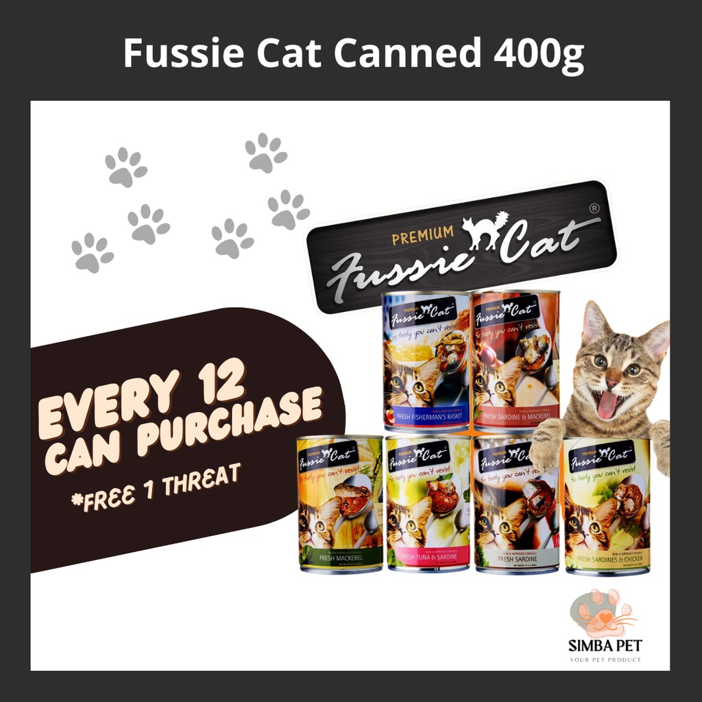 Fussie Cat USA Premium Cat Canned Wet Food Fresh Wild Caught Tuna