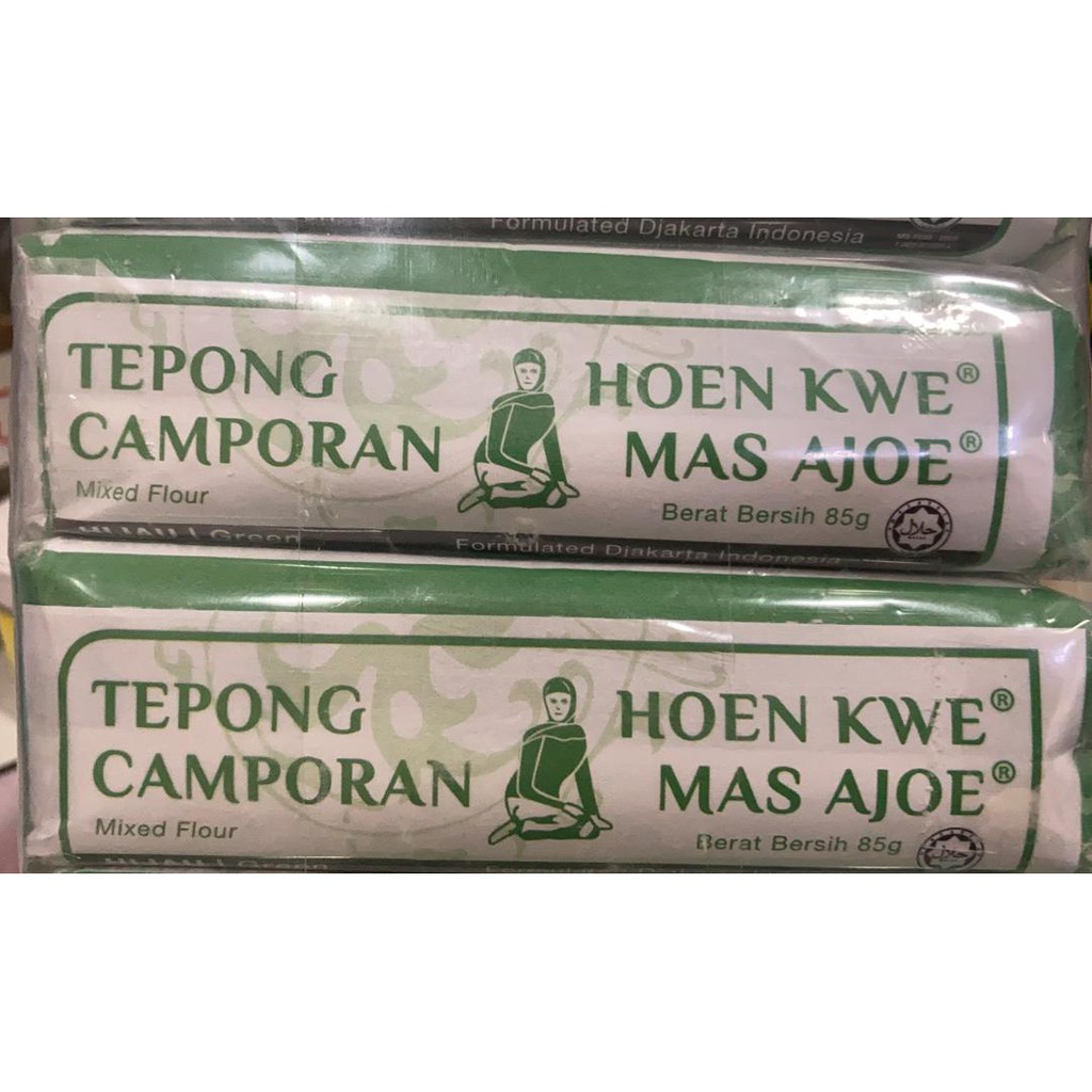 Tepong Camporan Hoen Kwe Mas Ajoe Green é'è‰² å°å°¼ç»¿è±†ç²‰85g Shopee Malaysia