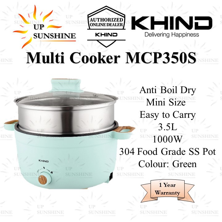 (NEW)Khind 3.5L Multi Cooker MCP350S Shopee Malaysia