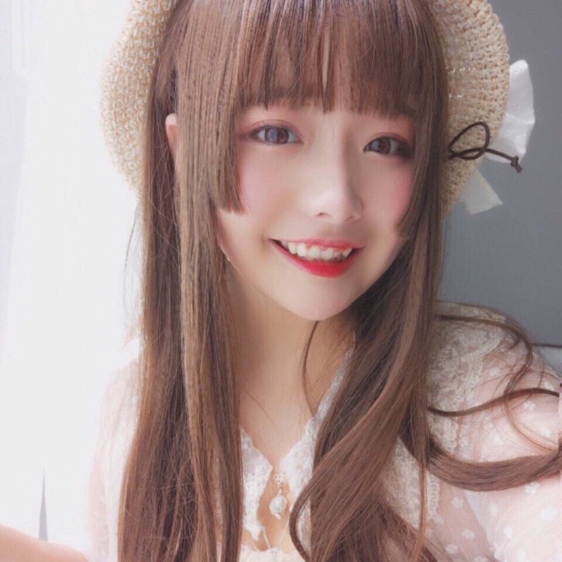 Yoyolala Wig Woman Long Curly Hair Fringe Woman Hairstyle False