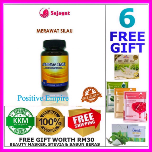 ASTIGMA CARE UBAT MATA BY HQ+FREE GIFT  Shopee Malaysia