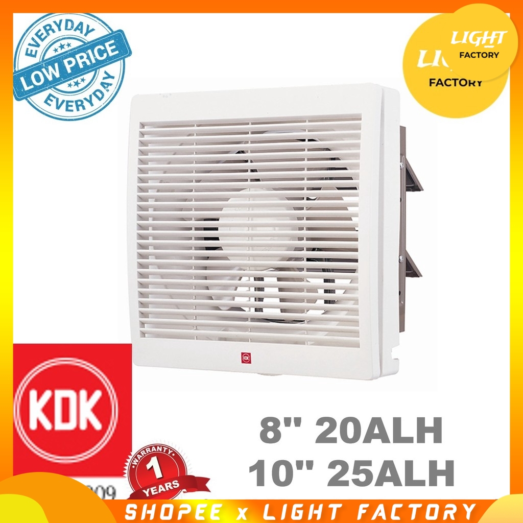 KDK Wall Exhaust Fan 20ALH 25ALH 8" / 10" Exhaust Fan Ventilating Fan