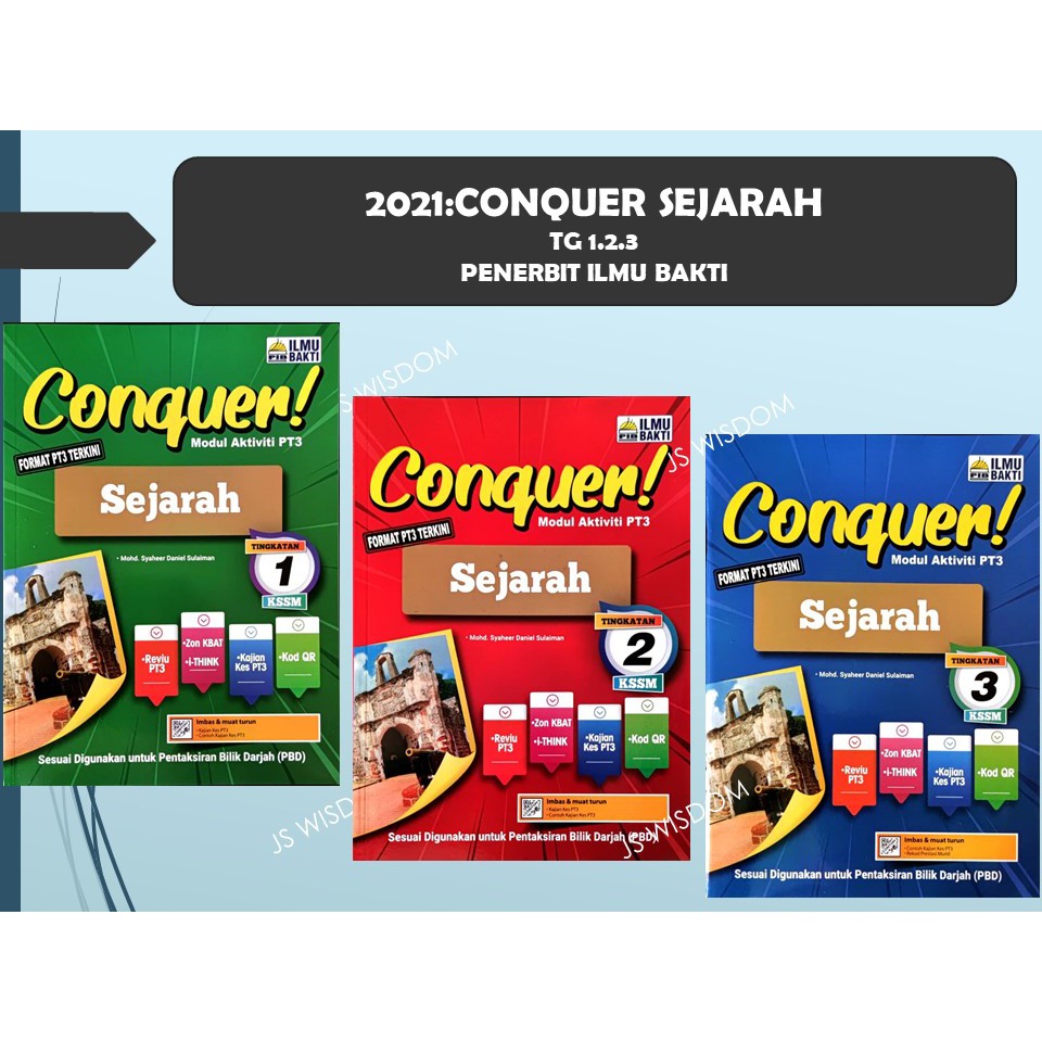 Buy BUKU AKTIVITI 2021 CONQUER SEJARAH MODUL AKTIVITI PT3 TINGKATAN 1.