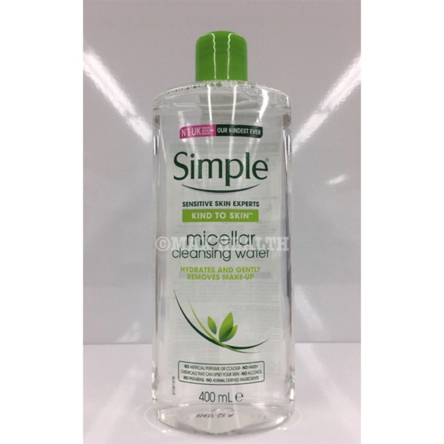 simple micellar water 400ml