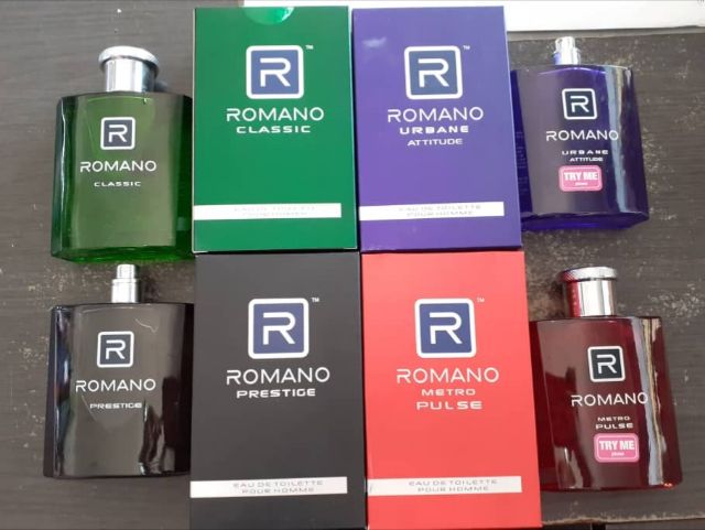 Romano Perfume Classic Urbane Attitude Prestige Metro Pulse