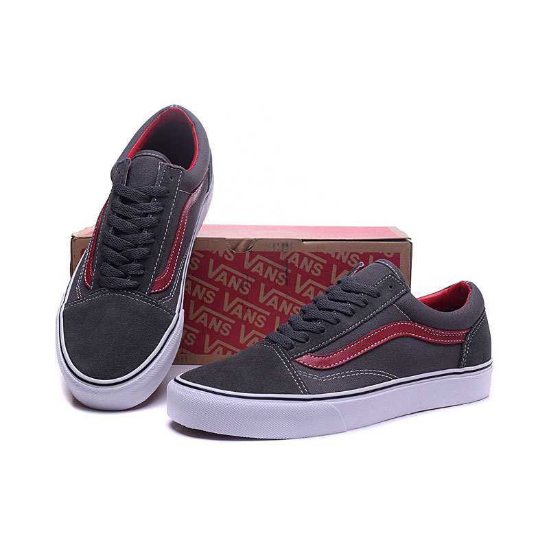 vans grey low tops