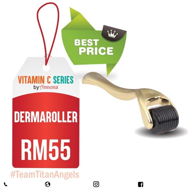 Dermaroller Annona Bantu Merawat Parut Lekuk