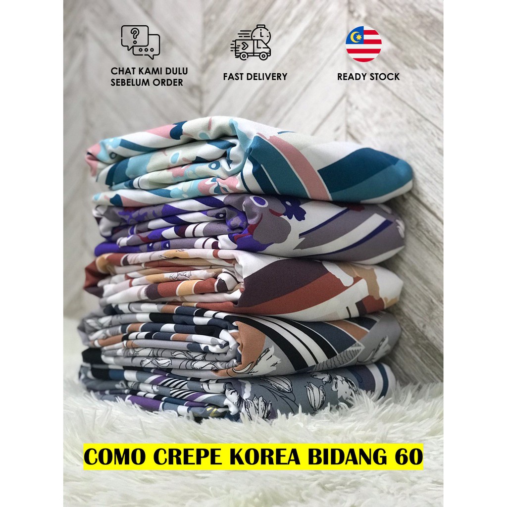 Jenis Kain Como Crepe / norumi batik KAIN CREPE LALANG